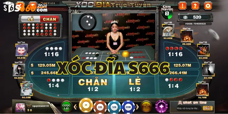 Tổng quan về game xóc đĩa S666 mới nhất hiện nay